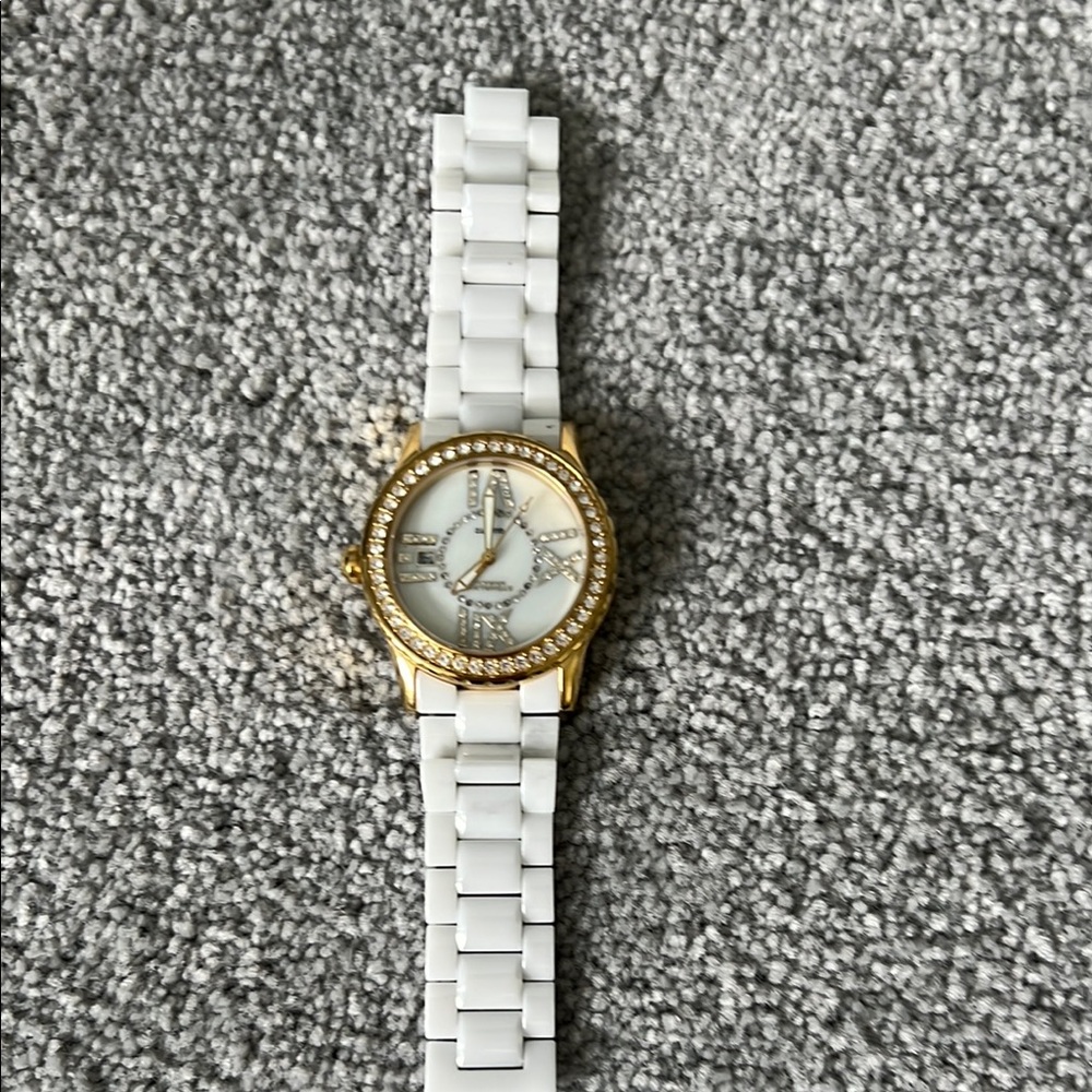 Stuhrling Original Gold and White Women's Watch